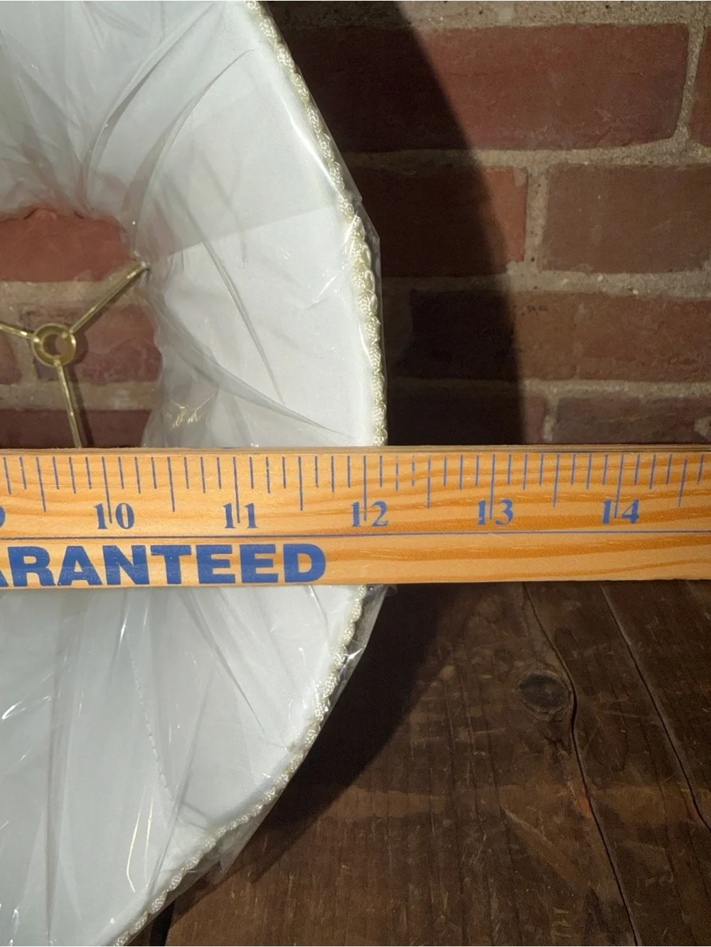 Vintage Victorian Classic Cream Scalloped Lamp Shade - Neutral Home Accent